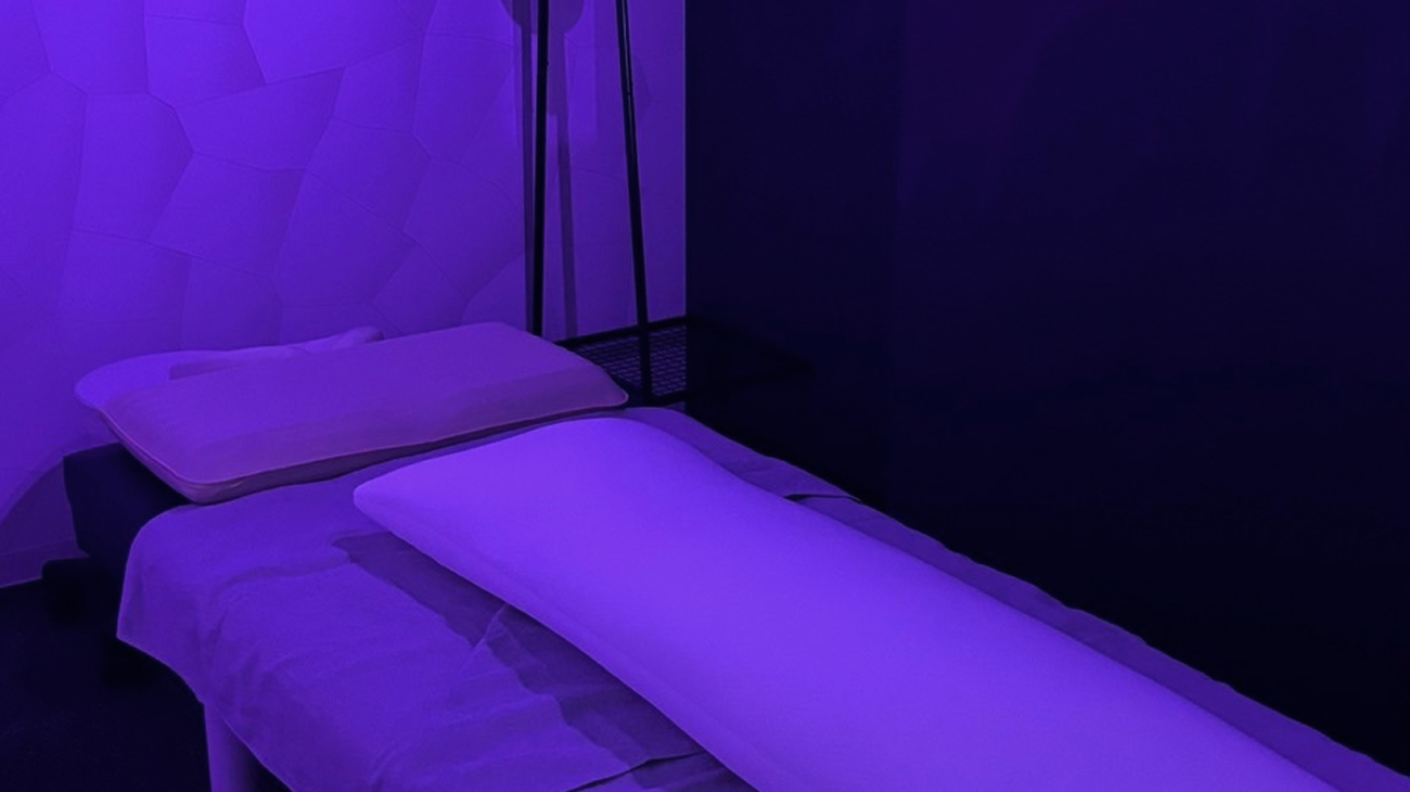 施術ベッドの写真